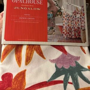 Opalhouse with Jungalow floral bird boho shower curtain